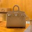 에르메스 버킨 25 르투르네 골든 브라운 실버 하드웨어 (100% HAND MADE)