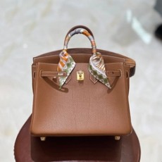 에르메스 버킨 25 르투르네 골든 브라운 골드 하드웨어 (100% HAND MADE)