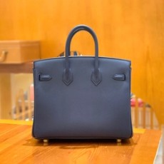 에르메스 버킨 25 르투르네 앱송 사파이어 블루 골드 하드웨어 (100% HAND MADE)