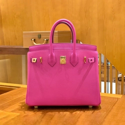 에르메스 버킨 25 르투르네 매그놀리아 핑크 골드 하드웨어 (100% HAND MADE)