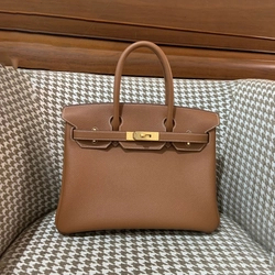 에르메스 버킨 30 르투르네 골드 브라운 골드 하드웨어 (100% HAND MADE)