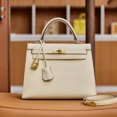 에르메스 켈리 25 셀리에 나타 골드 하드웨어 (100% HAND MADE)