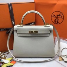 에르메스 켈리 28 셀리에 크레 골드 하드웨어 (100% HAND MADE)