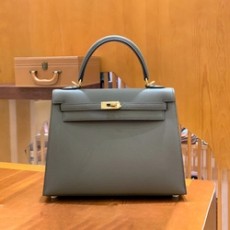 에르메스 켈리 25 셀리에 그레이 골드 하드웨어 (100% HAND MADE)