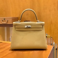에르메스 켈리 28 르투르네 비스킷 실버 하드웨어 (100% HAND MADE)