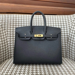 에르메스 버킨 25 셀리에 블랙 골드 하드웨어 (100% HAND MADE)