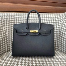 에르메스 버킨 25 셀리에 블랙 골드 하드웨어 (100% HAND MADE)