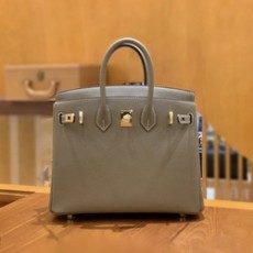 에르메스 버킨 25 르투르네 엘리펀트 그레이 골드 하드웨어 (100% HAND MADE)