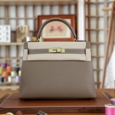 에르메스 켈리 25 셀리에 에토프 골드 하드웨어 (100% HAND MADE)