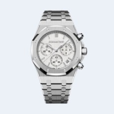 오데마피게 로얄오크 크로노그래프 화이트다이얼 41mm