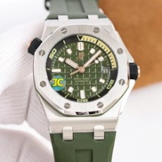 오데마피게 15720ST 로얄오크 오프쇼어 스틸 다이버 그린
