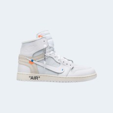 조던 1 X 오프화이트 레트로 하이 화이트