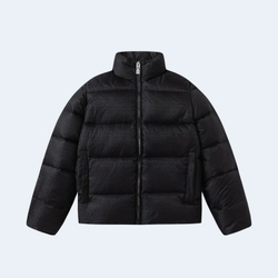 지방시 자카드 스탠드 카라 다운 자켓