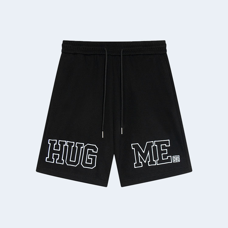 지방시 하드웨어 로고 쇼츠 블랙