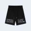 지방시 하드웨어 로고 쇼츠 블랙