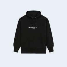 지방시 슬림핏 펠파 프린트 후드