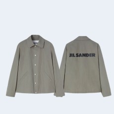 질샌더 로고 재킷