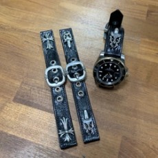 크롬하츠 롤렉스 서브마리너 가죽 스트랩(주문제작)