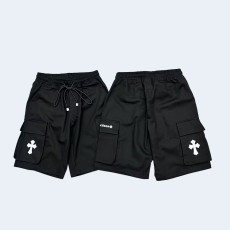 크롬하츠 산스크리트 자수 멀티포켓 오버올 쇼츠