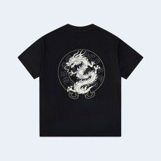 크롬하츠 멀티컬러 헤비 산스크리트 티셔츠 블랙