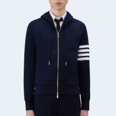 톰브라운 와플 래글런 풀 집업 후디