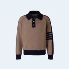 톰브라운 셔틀랜드 울 래글런 니트