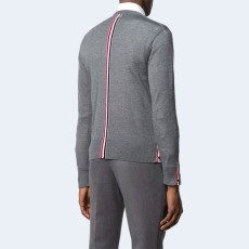 톰브라운 크루넥 센터백 니트 그레이