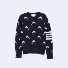 톰브라운 4바 돌핀 캐시미어 스웨터