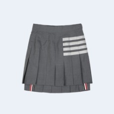 톰브라운 드롭백 플리츠 미니 스커트 그레이