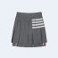 톰브라운 드롭백 플리츠 미니 스커트 그레이