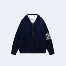 톰브라운 헥터 스웨터 후드 집업