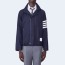톰브라운 더블 지퍼 래글런 재킷
