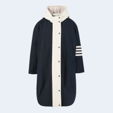 톰브라운 콘트라스트 4바 나일론 파카