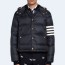 톰브라운 매트 나일론 다운 봄버 자켓