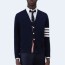 톰브라운 밀라노 스티치 카디건 네이비