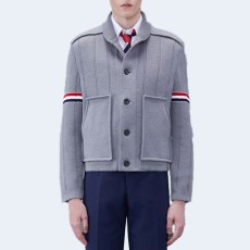 톰브라운 더블 페이스 코튼 캐시미어 숄 카라 재킷