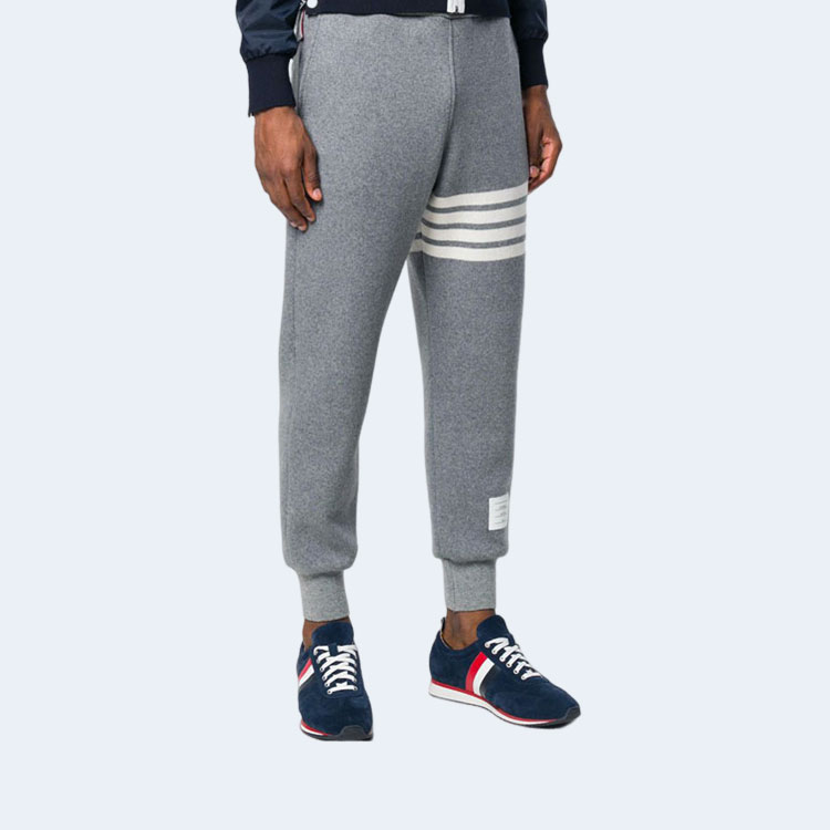 톰브라운 캐시미어 조거팬츠 그레이