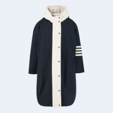 톰브라운 콘트라스트 4바 나일론 파카