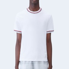 톰브라운 코튼 밀라노 스트라이프 티셔츠