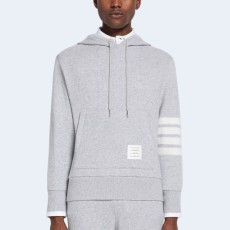 톰브라운 캐시미어 와플 4바 후드 그레이