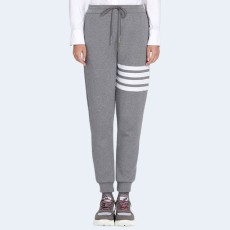 톰브라운 미디엄 그레이 와플 4-바 스웨트팬츠