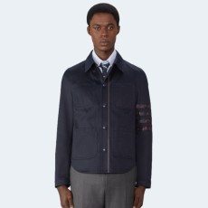 톰브라운 코튼 로즈 4-바 유틸리티 재킷