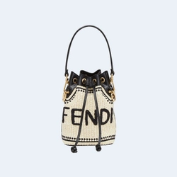 펜디 몬트레조 스트로우 미니백 블랙