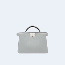 펜디 피카부 I SEE U 레더백 라이트 그레이