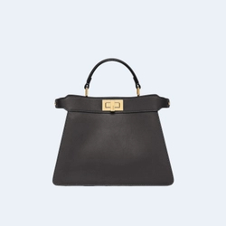 펜디 피카부 로즈 I SEE U 미디엄 백 블랙