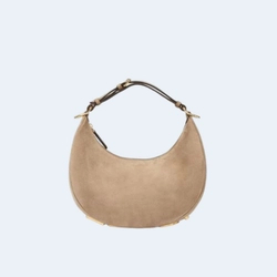 펜디 그라피 스웨이드 스몰 백 베이지