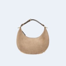 펜디 그라피 스웨이드 스몰 백 베이지