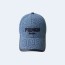 펜디 FF 자카드 블루 블랙 데님 베이스볼 캡