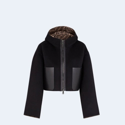 펜디 블랙 울 재킷