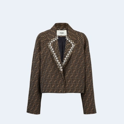 펜디 FF 캔버스 브라운 자켓